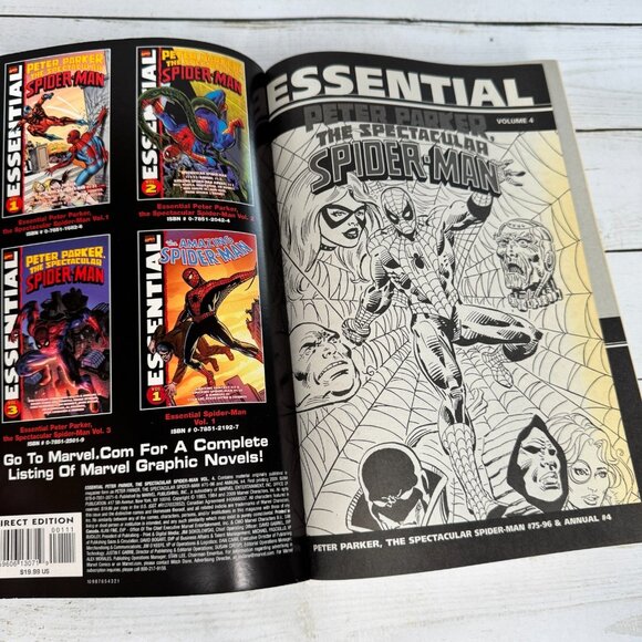 Essential Peter Parker The Spectacular Spider-Man Vol 4 Marvel Comics Paperback - Picture 3 of 7